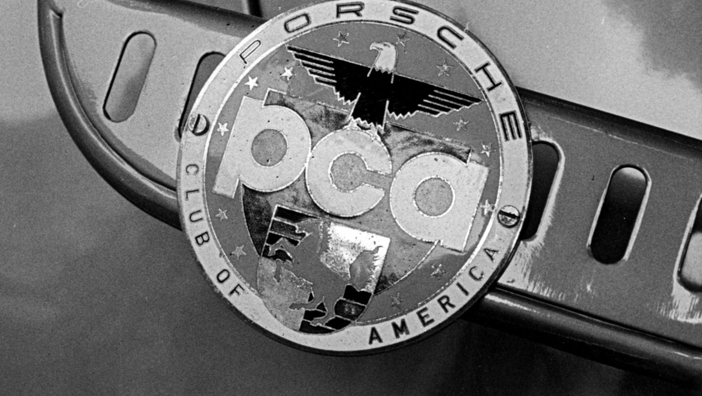 Logo of the Porsche Club of America (PCA), from 1958, PCNA